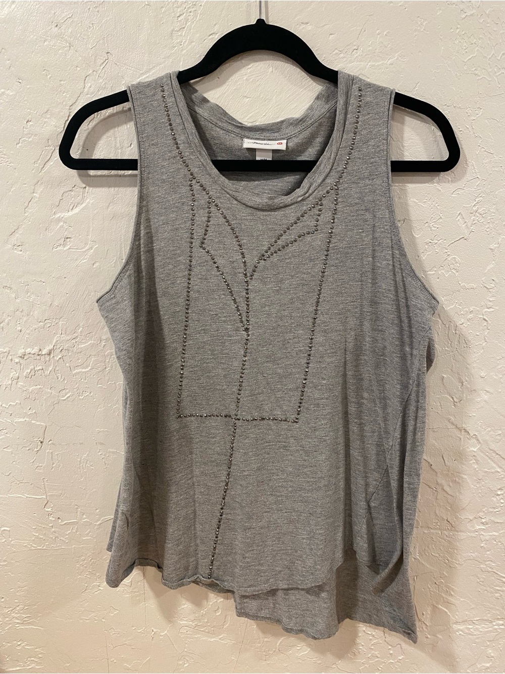 3.1 Phillip Lim for Target Women's Grey Sleeveless Studded Tank Top